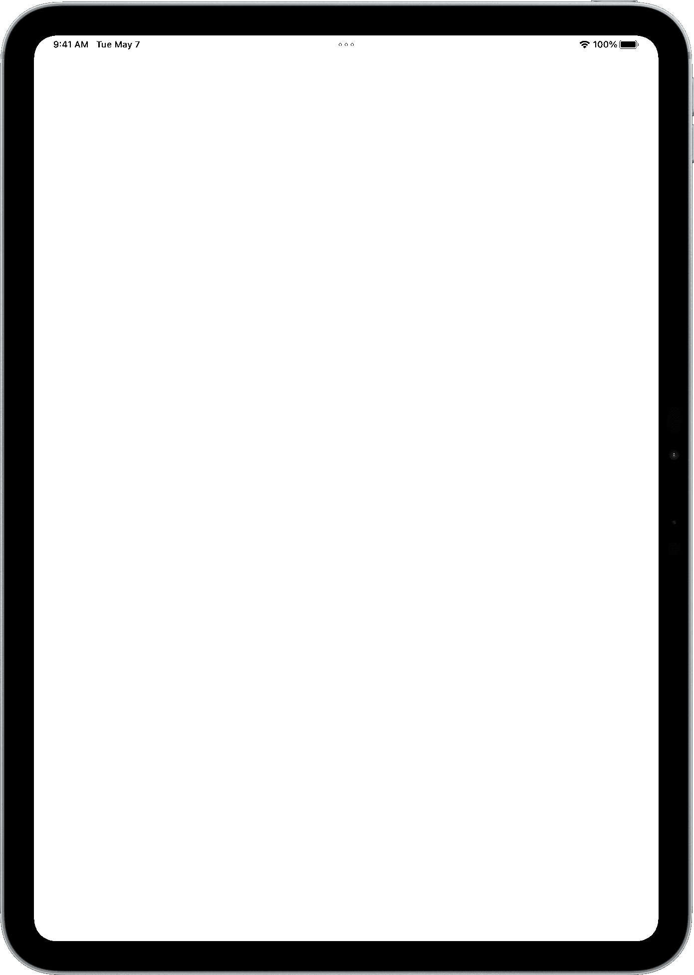 Ipad frame