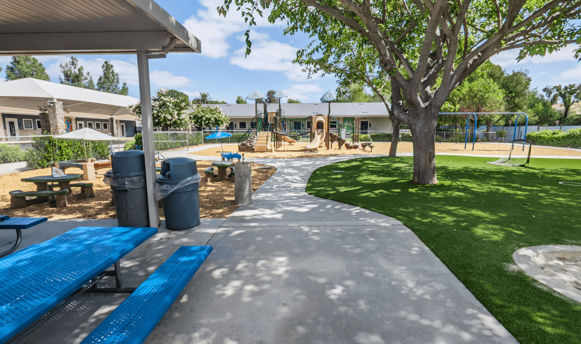 Interactive 360º virtual tour of PreK outdoor playground space.